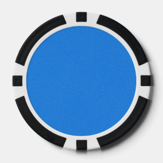 Azure Blue Star Dust Poker Chips