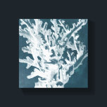 Azure Coral I Canvas Print<br><div class="desc">Marine Life</div>