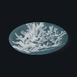 Azure Coral I Paper Plate<br><div class="desc">Marine Life</div>