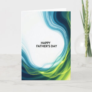 Azure Fathers Day Art Card