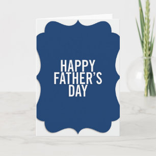 Azure Fathers Day Plaque Card