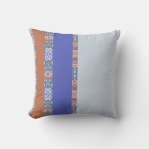 Azure Fjord Throw Pillow