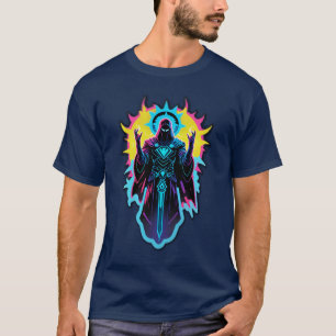Azure Flame Guardian T-Shirt