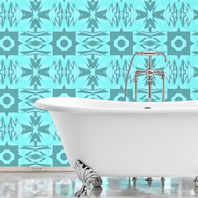  Azure Geometry Wallpaper (Creator Uploaded)