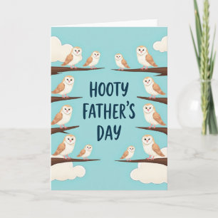 Azure Hooty Fathers Day Card
