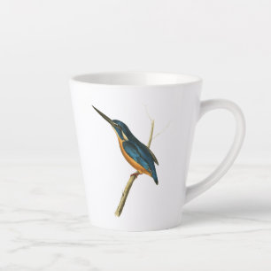Azure Kingfisher Latte Mug