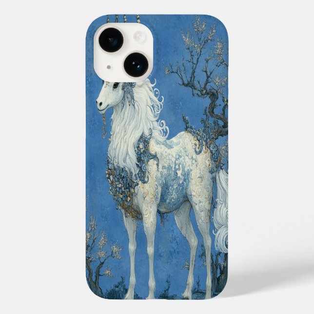 🦄 Azure Kirin iPhone Case (Back)