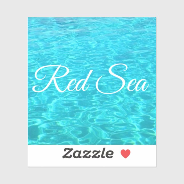 Azure lagoon in Red sea (Sheet)