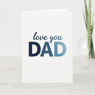 Azure Love You Dad Card