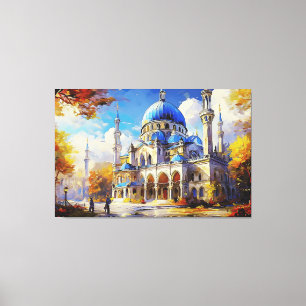 Azure Majesty Canvas Print