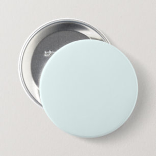 Azure Mist Pale Blue F0FFFF - Option to Add Name 3 Inch Round Button