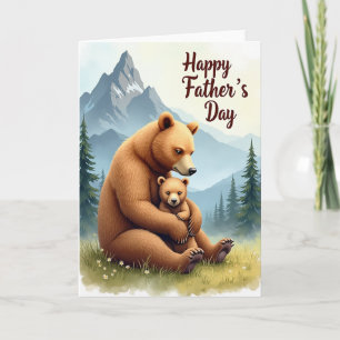 Azure Mountains Father Card