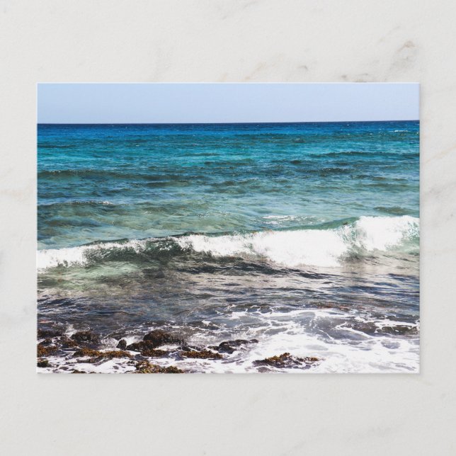 Azure Ocean  Postcard (Front)