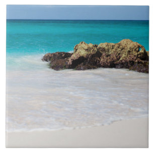 Azure Ocean Sandy Beach Photo Tile