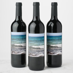 Azure Ocean Wine Label