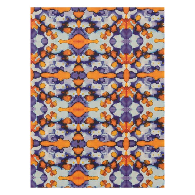 Azure Pumpkin Tablecloth (Front)