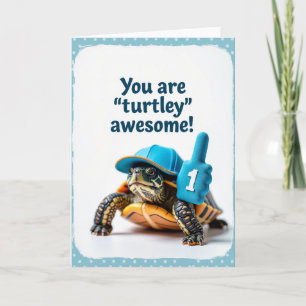 Azure Reptile Fathers Day Card