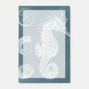 Azure Seahorse Study I Post-it Notes