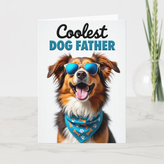 Azure Shades Fathers Day Card (Front)