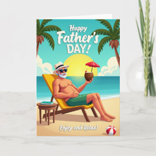 Azure Sky Fathers Day Escape Card