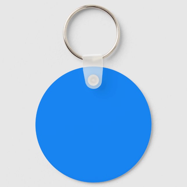 Azure (solid color)  keychain (Front)