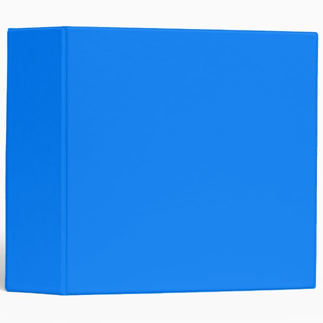 Azure (solid colour)  binder (Front/Spine)