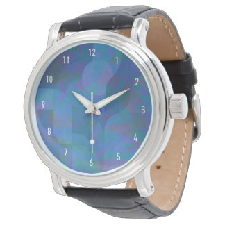 Azure Tides – Oceanic Abstract Geometry Watch