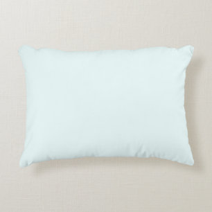 Azure (X11/web colour) (solid colour) Accent Pillow