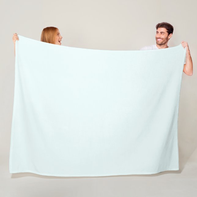 Azure (X11/web colour) (solid colour) Fleece Blanket (In Situ)
