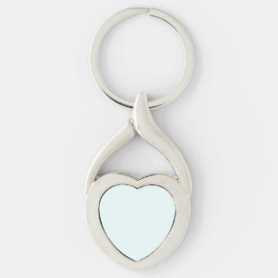 Azure (X11/web colour) (solid colour) Keychain