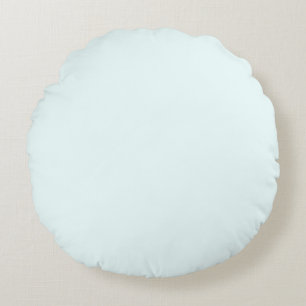 Azure (X11/web colour) (solid colour) Round Pillow