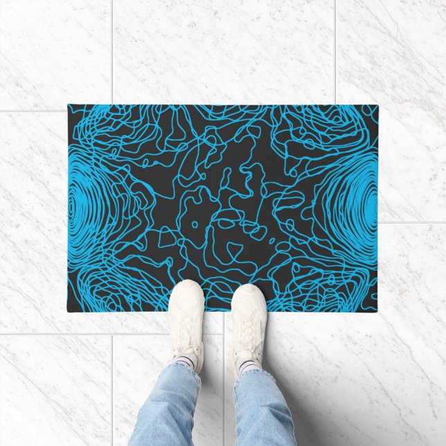 Azure Yarn Door Mat (Indoor)