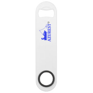 AZUREST LOGO Stainless Steel Bottle Opener Bar Key