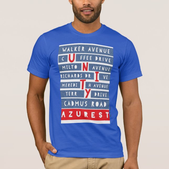 AZUREST UNITY in our CommUNITY Tshirt (Front)