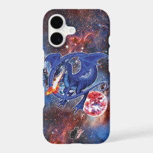 Azurite Cosmic Dragon Case-Mate iPhone Case