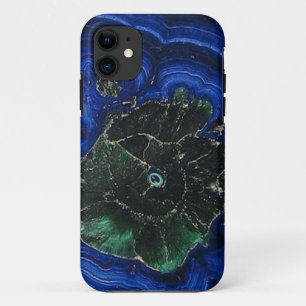 Azurite Malachite Island iPhone 11 Case