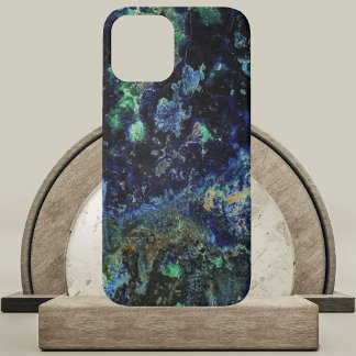 Azurite Malachite Slab iPhone 12 Case
