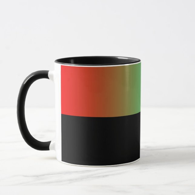 B02 - Mug with RGB Red Green Blue Gradient (Left)