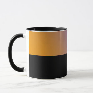 B03 - Tasse avec dégradé de couleur orange bleu