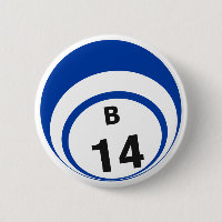 B14 Bingo Ball button