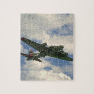 B17, Belly View. (plane;b17_WWII Planes Jigsaw Puzzle