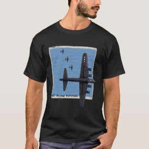 B17 Flying Fortress Ww2 Bomber Airplane Over The S T-Shirt