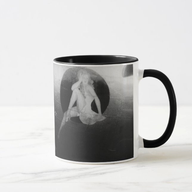 B17 Nose Art Lady Freda Mug (Right)
