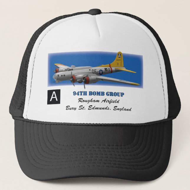 B17G 94th Bomb Group Trucker Hat (Front)