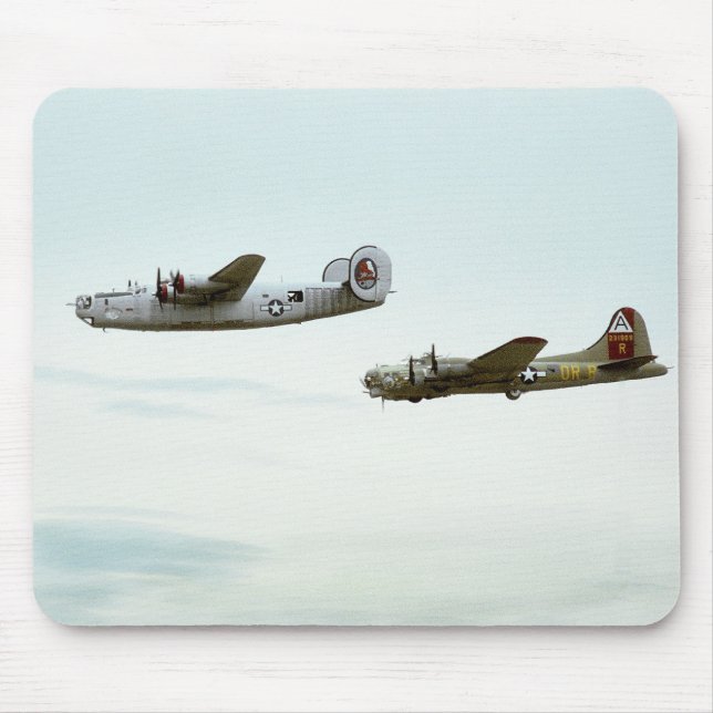 B24 and B17 Flying Mousepad (Front)