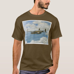 B25 Mitchell WW2 Plane Painting Military Novelty G T-Shirt