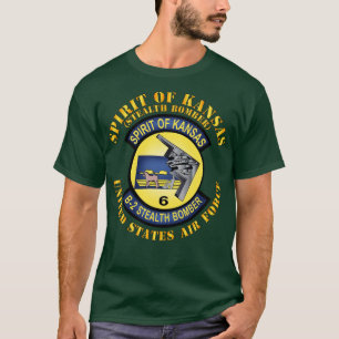 B2 Spirit of Kansas Stealth Bomber T-Shirt