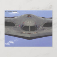 B2 Stealth Bomber Postcard