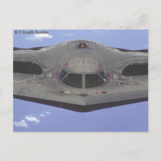 B2 Stealth Bomber Postcard