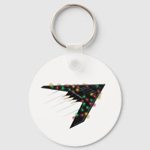 B2 Stealth Spirit Christmas Airplane Jet Digital Keychain